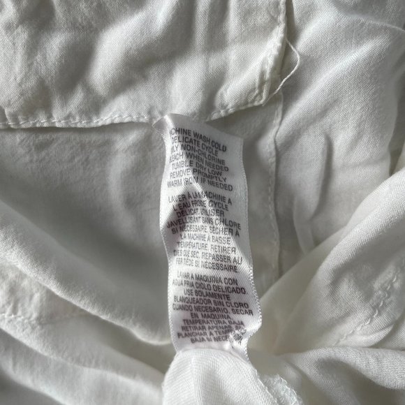 Splendid White Long-Sleeve Shirt - Picture 4 of 4